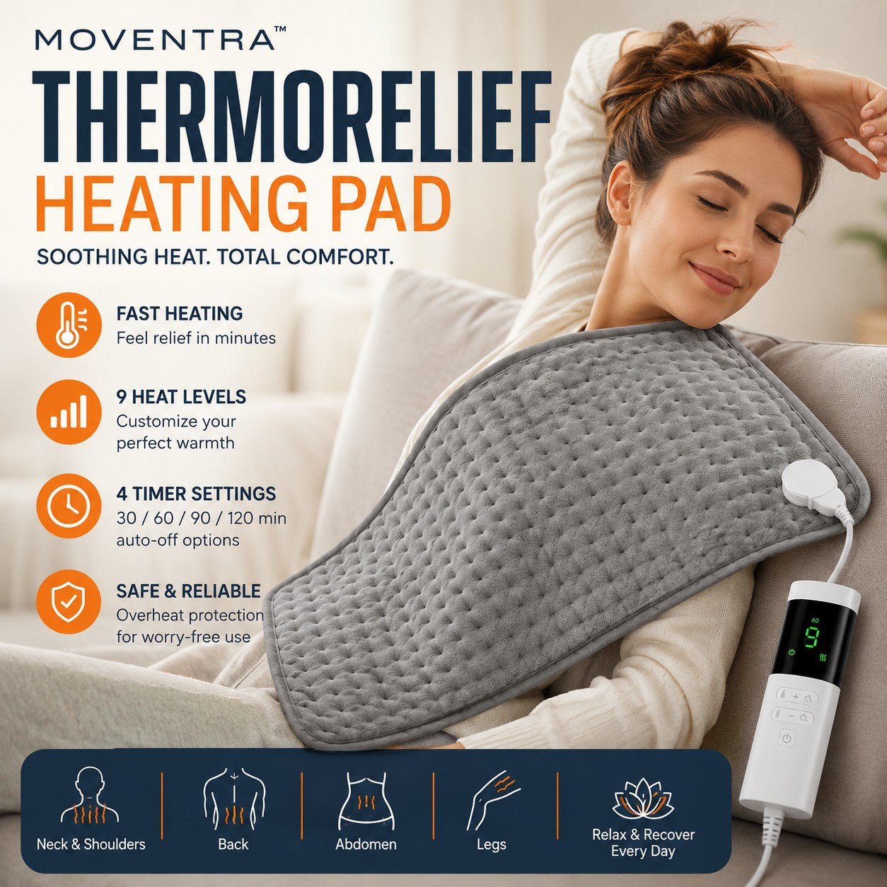Moventra™ ThermoRelief Heating Pad
