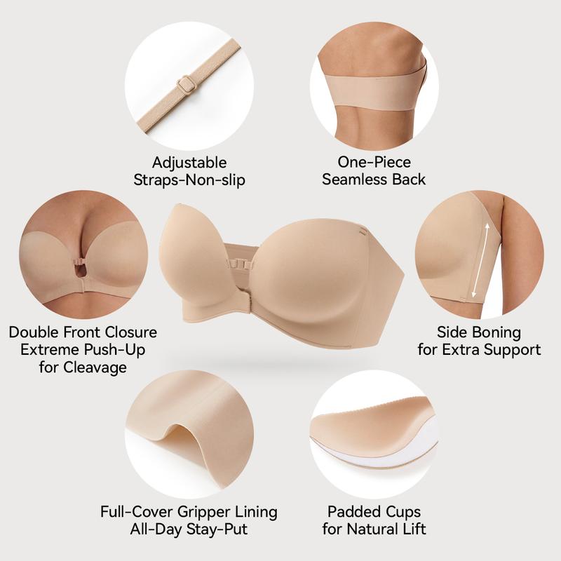 VelvetContour™ Strapless Push-Up Bra